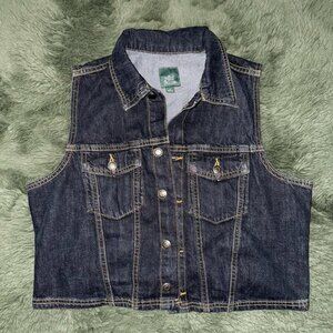 Wild Fable Women's Navy and Blue Gilet